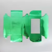 Коробка для капкейков, кондитерская упаковка с окном, 6 ячеек &laquo;Светло-зеленая&raquo;, 25 х 17 х 10 см