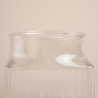 Банка стеклянная для хранения сыпучих продуктов SL Home &laquo;Афины&raquo;, 1 л, 11&times;11,5 см, с деревянной крышкой