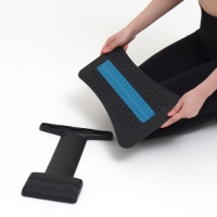 Массажёр для спины, трёхуровневый, 38 &times; 25 &times; 4 см, цвет синий