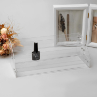 Подставка под лаки 3 этажа, 31&times;10,3&times;12,8 см, оргстекло 2 мм