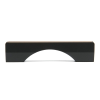 Ручка-скоба CAPPIO RSC032, м/о 96 мм, цвет черно-золотой