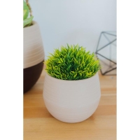 Горшок &laquo;Дуэт&raquo;, 500 мл, цвет кофе с молоком