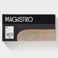 Блюдо сервировочное фарфоровое Magistro Stone, 24,5&times;11,5&times;2,5 см