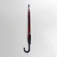 Зонт - трость полуавтоматический &laquo;Полосы&raquo;, 8 спиц, R = 54/60 см, D = 120 см, цвет синий/красный