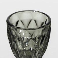 Рюмка стеклянная Magistro &laquo;Круиз&raquo;, 50 мл, 5&times;10 см, цвет серо-зелёный