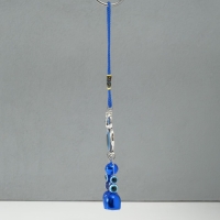 Подвеска от сглаза металл "Филин с колокольчиками" 4х23 см