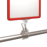 Держатель пластиковой рамки универсальный, 5,5&times;5&times;12 см, цвет прозрачный