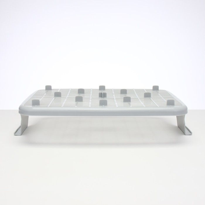 Туалет с сеткой,  45х34х15 см, синий/серый