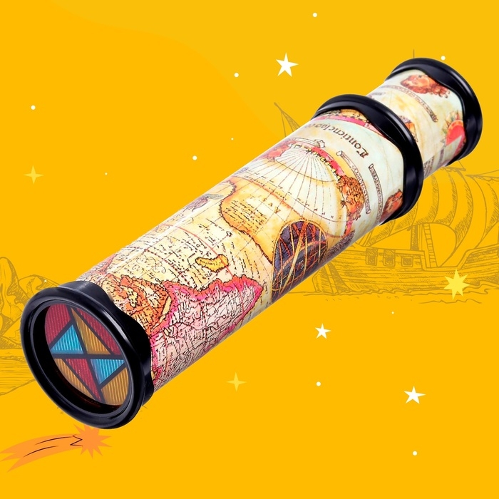 Калейдоскоп &laquo;Карта путешественника&raquo;, 29 см, МИКС