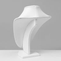 Бюст для украшений, 17,5&times;15&times;23 см, h=23 см, цвет белый