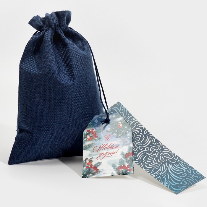 Мешок подарочный &laquo;Вьюга&raquo;, 20 х 30 см +/- 1.5 см, Новый год