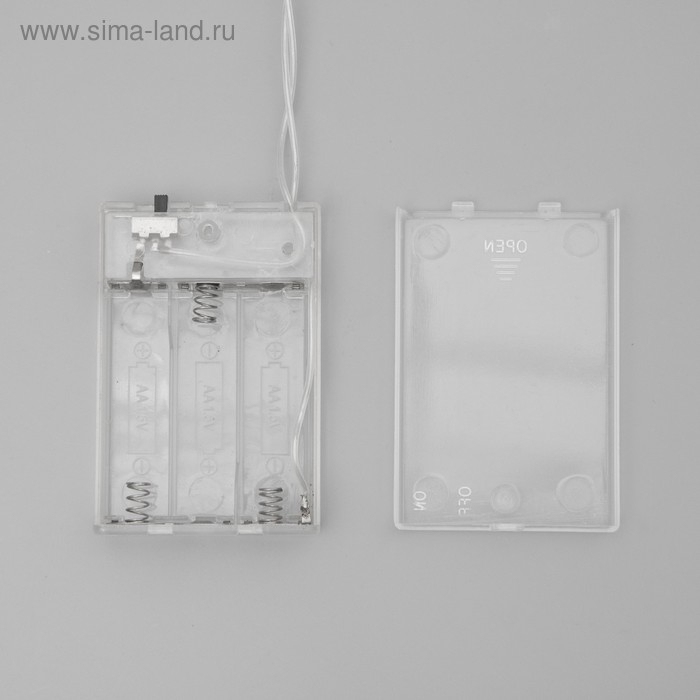 Светодиодная фигура &laquo;Олень с колокольчиком&raquo; 25 &times; 30 &times; 9 см, акрил, 24 LED, батарейки ААх3 (не в комплекте), свечение белое