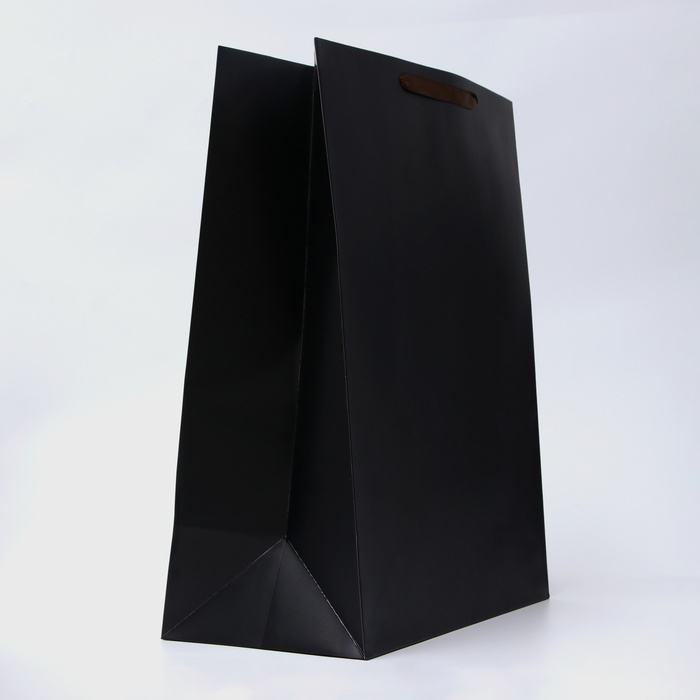 Пакет ламинированный вертикальный "Черный", XL 40 &times; 49 &times; 19 см
