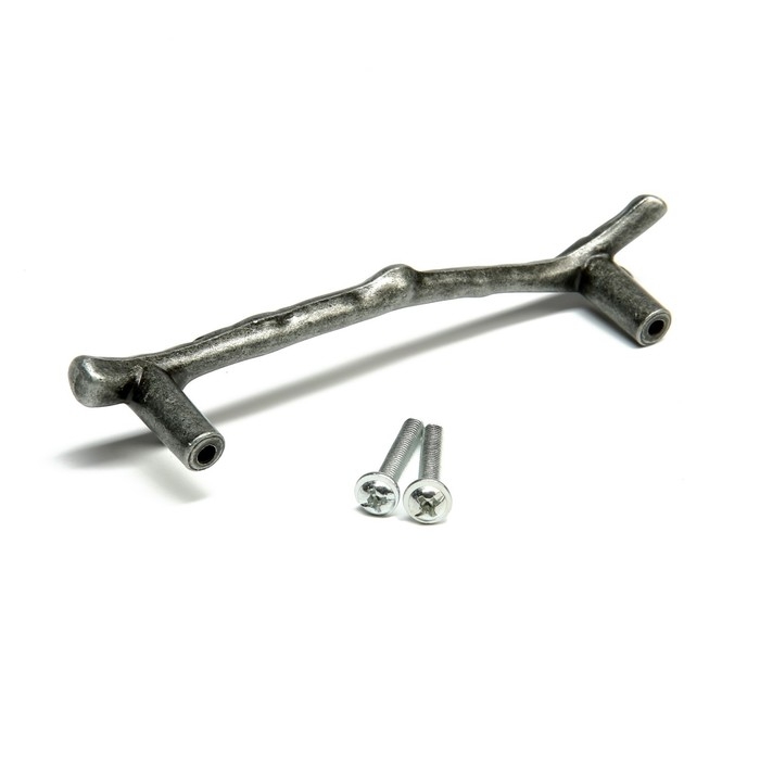 Ручка-скоба CAPPIO "Ветка" RSC009, м/о 96 мм, цвет старинное серебро