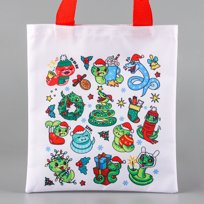 Новый год! Мешок для конфет &laquo;Змея: Стикеры&raquo;