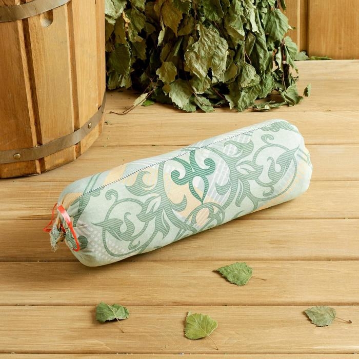 Валик со стружкой можжевельника, сувенирная, 10&times;28 см, микс