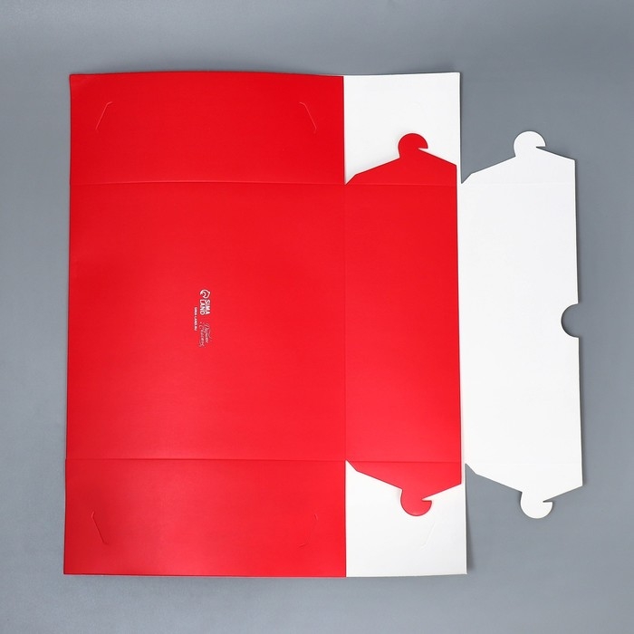 Коробка для капкейков и бенто-торта, кондитерская упаковка &laquo;Сердечки&raquo;, 25 х 25 х 10 см