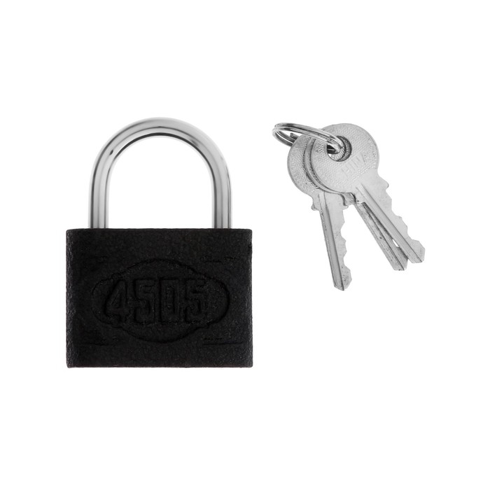 Замок навесной, материал корпуса чугун 50  мм, черный, 1 шт.