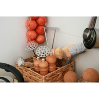 Корзинка для подачи Доляна &laquo;Камыш&raquo;, 20&times;20&times;14 см, из соломы