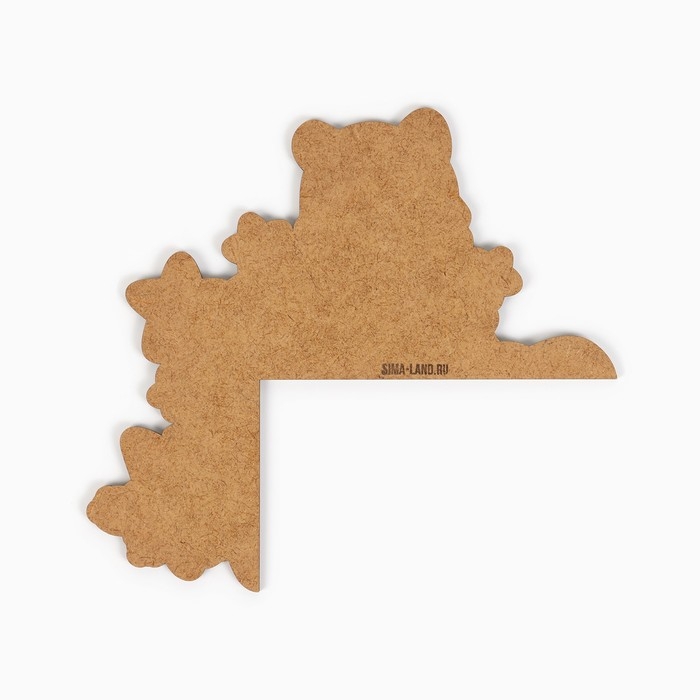 Декор на раму двери новогодний &laquo;Мишка&raquo;, на Новый Год, 20,4х 18,7 см