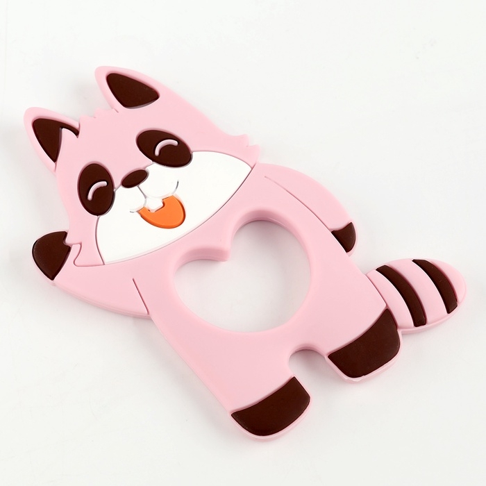 Прорезыватель силиконовый для зубов &laquo;Енот&raquo;