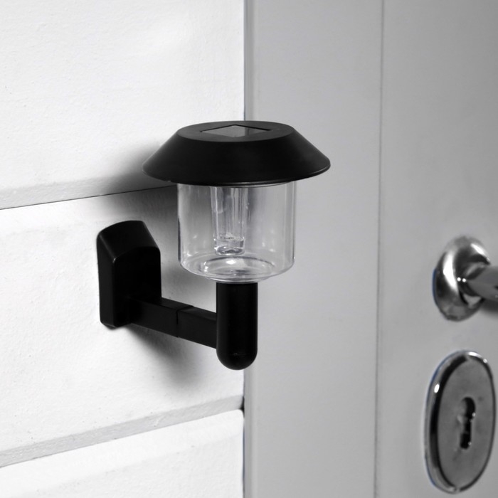 Садовый светильник на солнечной батарее &laquo;Ретро&raquo;, 10 &times; 12 &times; 14 см, 1 LED, свечение белое