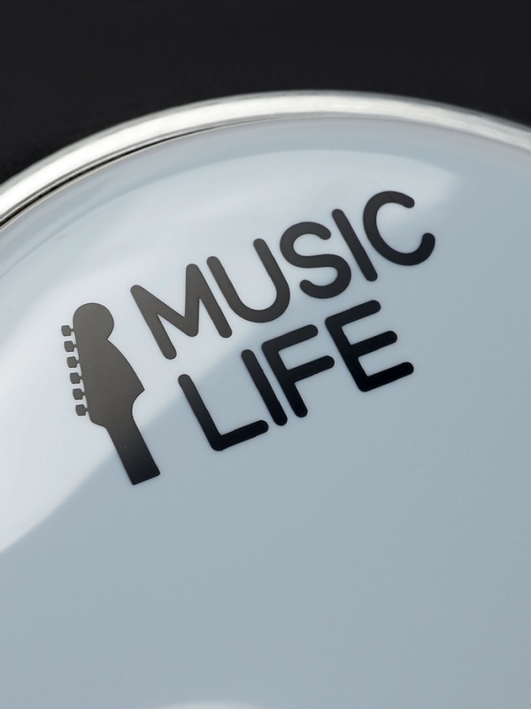 Пластик для барабана Music Life 6 дюймов, белый