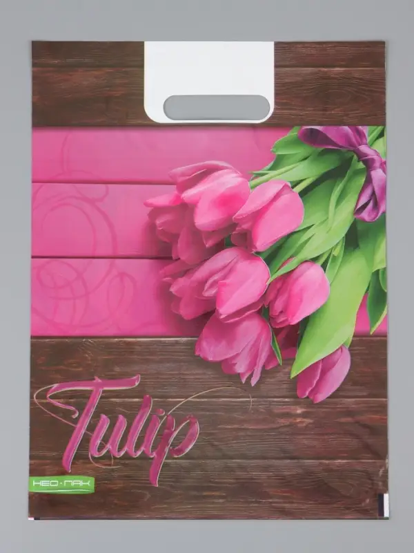 Пакет "Свидание , полиэтиленовый с вырубной ручкой 30х40 см, 60 мкм