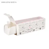 Коробка для макарун, кондитерская упаковка &laquo;Для хорошего настроения&raquo;, 5.5 х 18 х 5.5 см