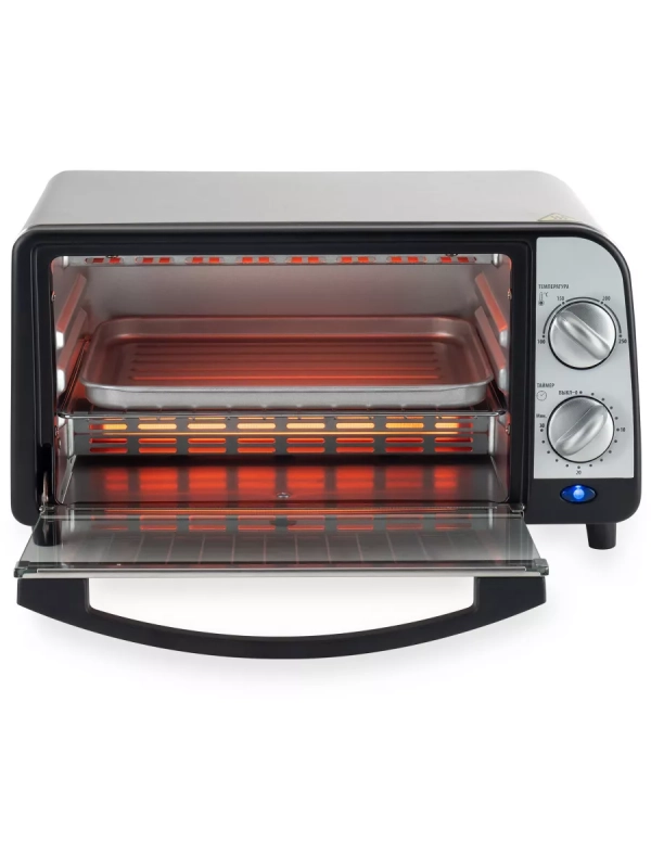 Мини-печь MIO-HY071 9л. 800Вт серебристый