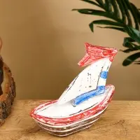 Сувенир "Кораблик" дерево 14х5х14 см