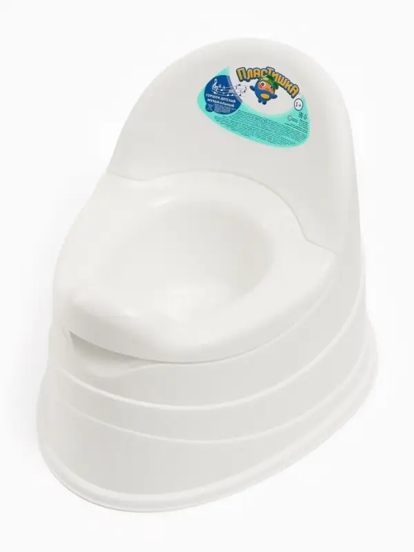 Горшок детский музыкальный, цвет Белый