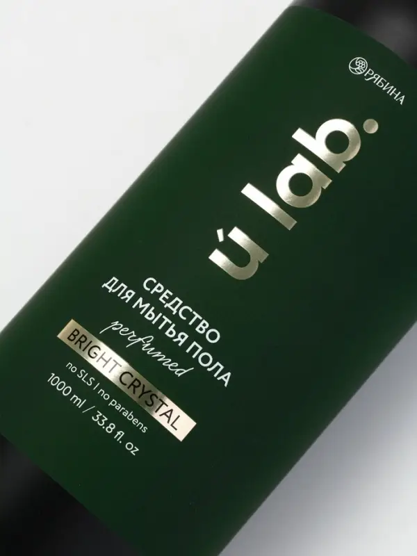 Средство для мытья пола парфюмированное, аромат Bright crystal, 1000 мл, ULAB