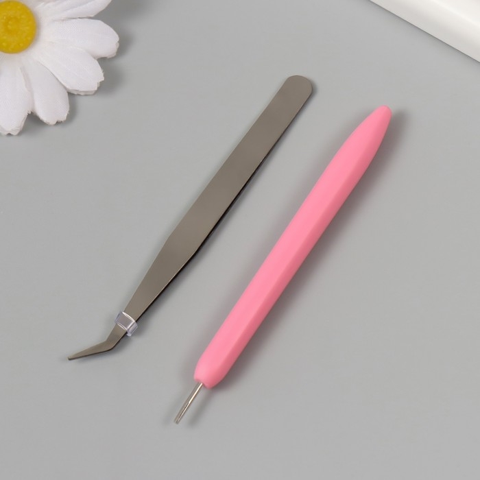 Набор для квиллинга 170 полосок с инструментами "Медвежонок с зонтом" 25х33,7 см