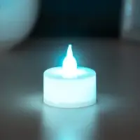 Светодиодная свеча, ночник LED RISALUX &laquo;Малая&raquo;, RGB, h=4 см