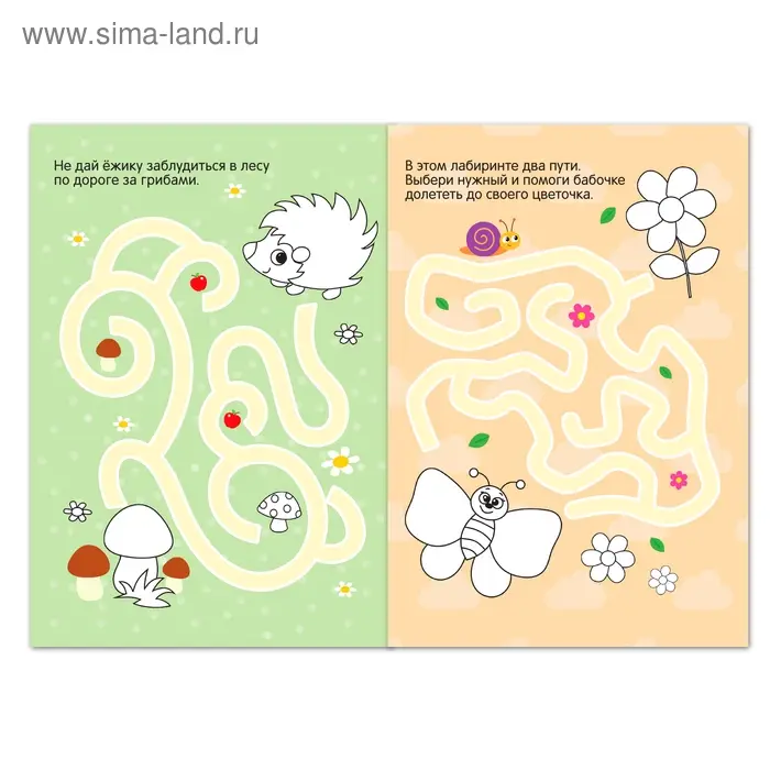 Раскраска &laquo;Лабиринты&raquo;, 12 стр.