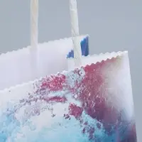 Пакет подарочный крафтовый, упаковка, &laquo;Космос&raquo;, 15 х 10 х 6 см