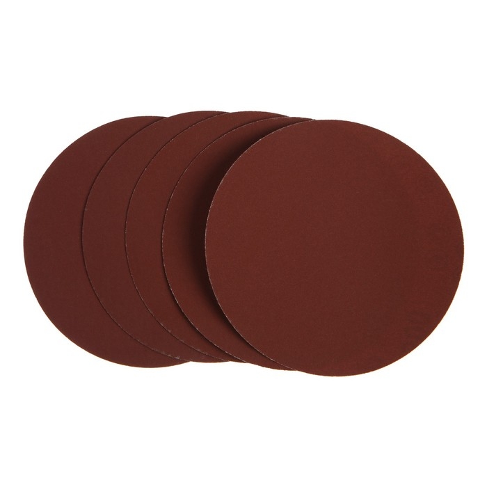 Круг абразивный шлифовальный под "липучку" ТУНДРА, 150 мм, Р800, 5 шт.