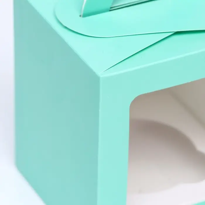 Коробка для 1 капкейка, зеледляя, 9.2&times;9.2&times;11.1 см