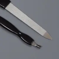 Набор маникюрный, 2 предмета: триммер, металлическая пилка