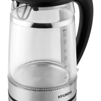 Чайник HYK-G3036 1,7л 2200Вт черный (стекло)