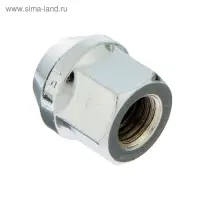 Гайка колесная 12&times;1.5 под ключ 19 мм, конус, открытая, хром, фасовка 20 шт