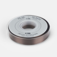 Лента атласная двухсторонняя №0850 15мм*25&plusmn;1м орехово-коричневый TR