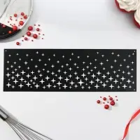 Трафарет для торта &laquo;Звезды&raquo;, 32&times;10 см