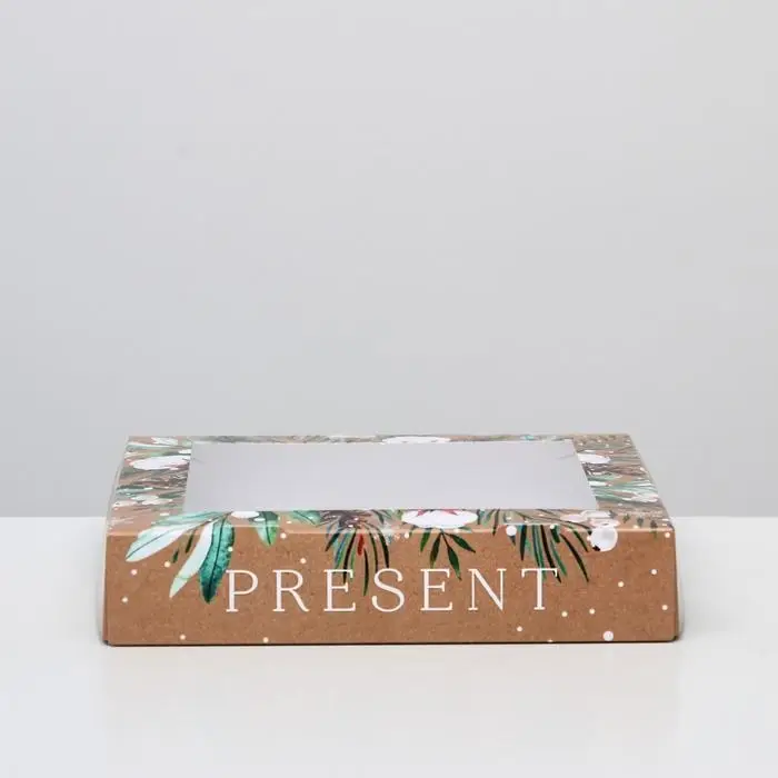 Коробка складная &laquo;Present&raquo;, 20 х 20 х 4 см