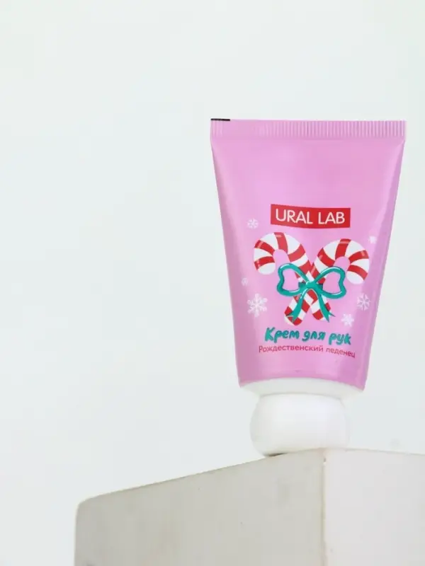 URAL LAB смягчающий крем для рук с ароматом рождественского леденца, 30 мл