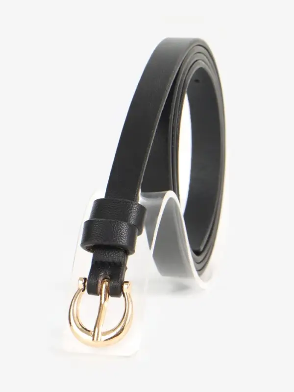 Ремень жен 02-01-01-01, Март2502, 1,3*0,3*110 см, без винта, пряж золото, 1 прокол,