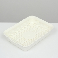 Туалет с сеткой, 35,5х26х7 см, белый