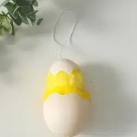 Подвеска декоративная "Вылупившийся цыплёнок в скорлупе" 5х5,5х9,5 см