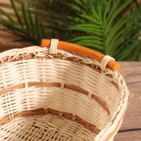 Корзина плетеная 32x25x11 см, ротанг